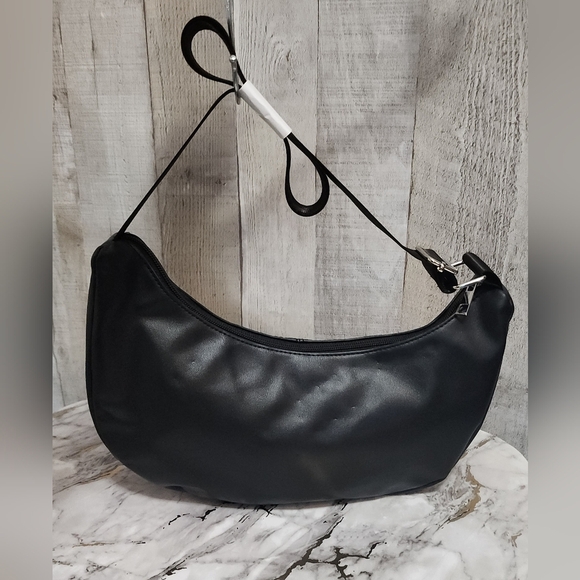 🪷👜Suzy Shier Classic Black Hobo Bag - Picture 2 of 5